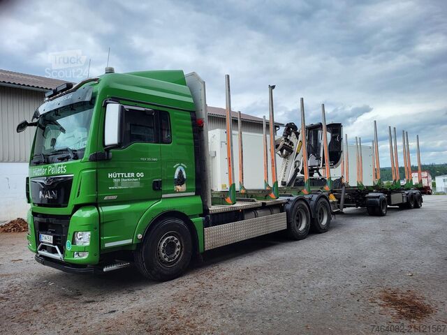 Logging truck MAN TGX 33.580