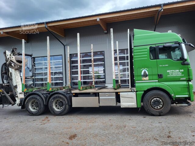 Logging truck MAN TGX 33.580