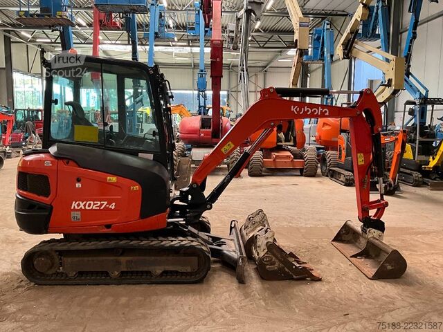 Miniekskavators Kubota KX 027-4