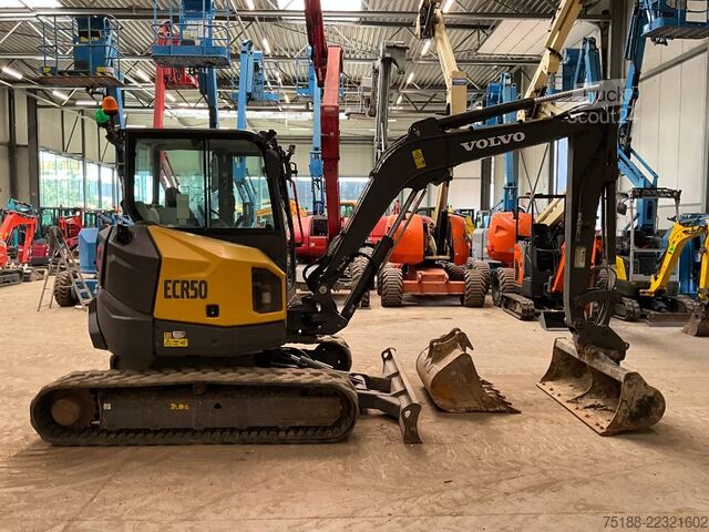 Miniekskavators Volvo ECR 50 F