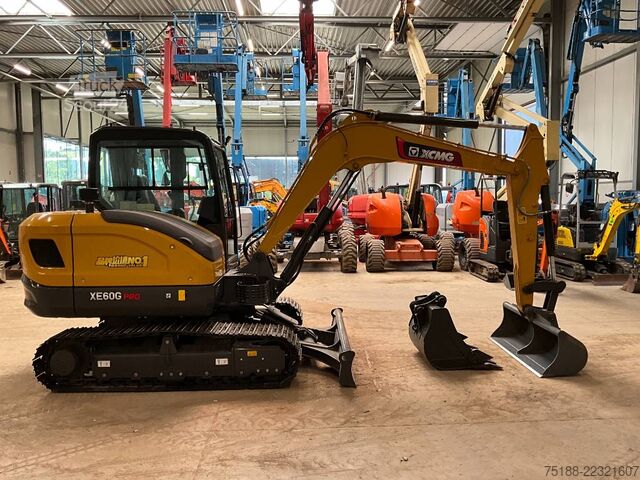 Miniekskavators XCMG XE 60 G Pro unused