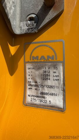 Kamyon üzerine monteli vinç Böcker AK 44 / 4000 auf MAN TGM 18.290