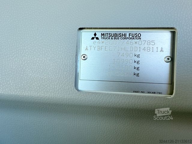 Box van MITSUBISHI Fuso 7C18 AMT/Koffer+LBW/2024/Automatik-Klima/