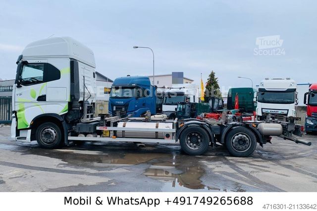Камион със сменяема надстройка IVECO S-Way 460 AS BDF LNG |Retarder|Lenk+Lift|Multi