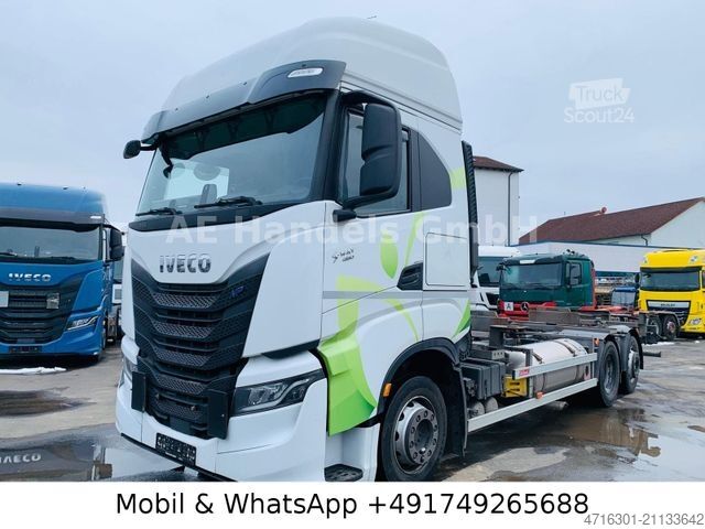 Камион със сменяема надстройка IVECO S-Way 460 AS BDF LNG |Retarder|Lenk+Lift|Multi