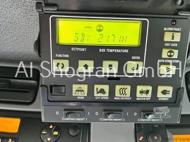 Transporte refrigerado/congelado Mercedes-Benz Atego 1218 Carrier Supra 1250/Klima/Eu6/LBW