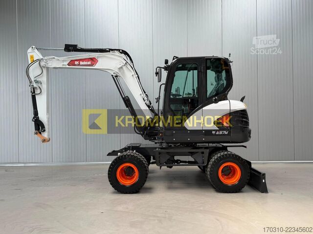 Kolesové rýpadlo Bobcat E 57 W Nieuw