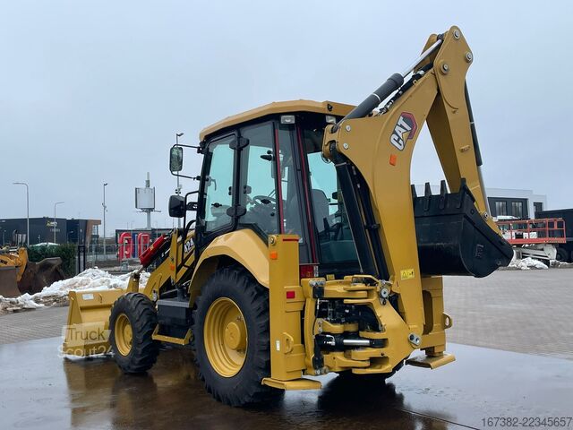 Kombination grävmaskin/lastare Caterpillar 424 4x4 Backhoe Loader - Export model