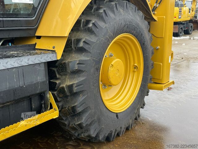 Kombination grävmaskin/lastare Caterpillar 424 4x4 Backhoe Loader - Export model