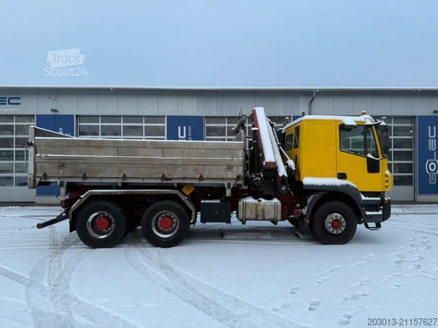 Kiepwagen IVECO Stralis AT260T44 6x4 Kipper Kran Pakfinger 16052
