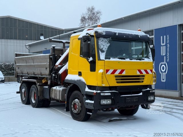Autolaadkraan IVECO Stralis AT260T44 6x4 Kipper Kran Pakfinger 16052