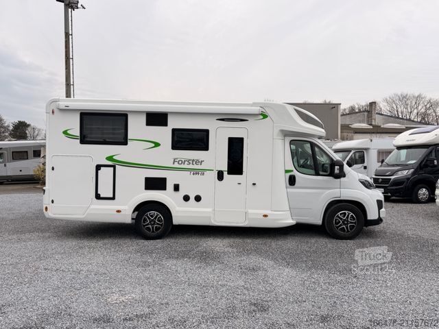 Semi-integrated camper FORSTER FT 699 EB *Einzelbetten-Hubbett-Automatik*