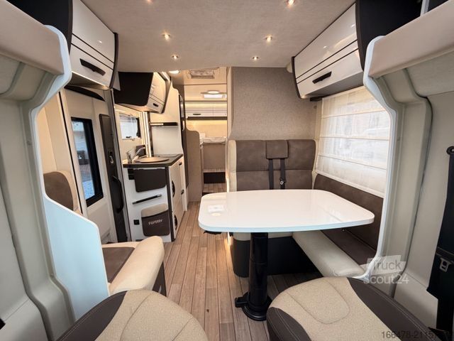Semi-integrated camper FORSTER FT 699 EB *Einzelbetten-Hubbett-Automatik*