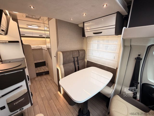 Semi-integrated camper FORSTER FT 699 EB *Einzelbetten-Hubbett-Automatik*