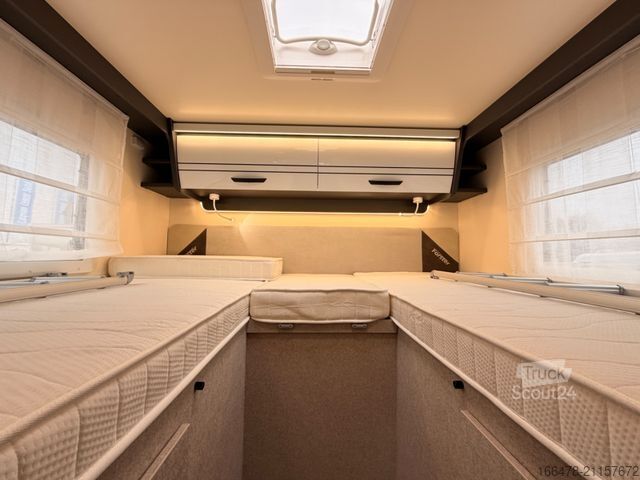 Semi-integrated camper FORSTER FT 699 EB *Einzelbetten-Hubbett-Automatik*