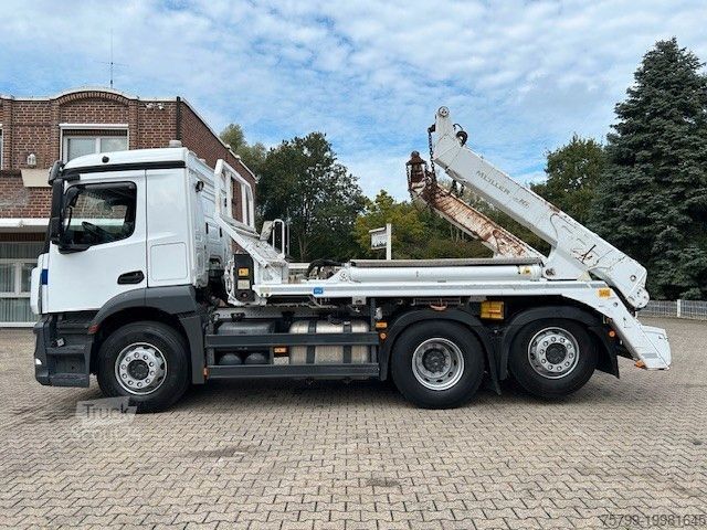 Camión volquete MERCEDES-BENZ 2543 Antos MEILLER Absetzer + Lift-Lenkachse