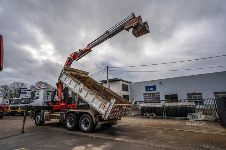 Camião basculante com grua MERCEDES ACTROS 2636 K - PK 16502
