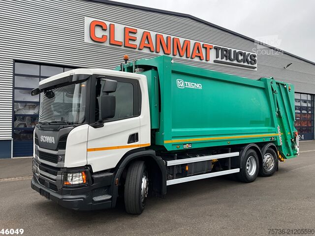 Veículo de recolha de resíduos Scania P 320 Euro 6 Garbage truck 25m³ Just 134.168  km!