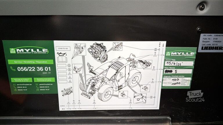 Carregador telescópico Liebherr T42-7S (INCL BUCKET / BE MACHINE / LIKE NEW / 7...