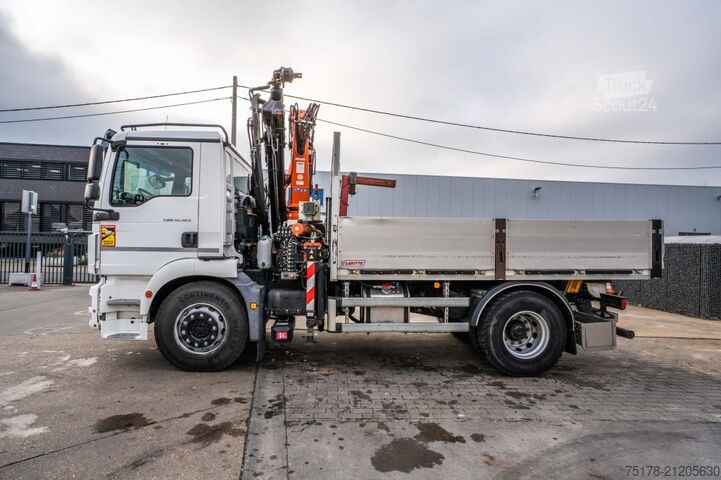 Plataforma de carga MAN TGM 18.320 BB+ATLAS 16 T/m+3EXT