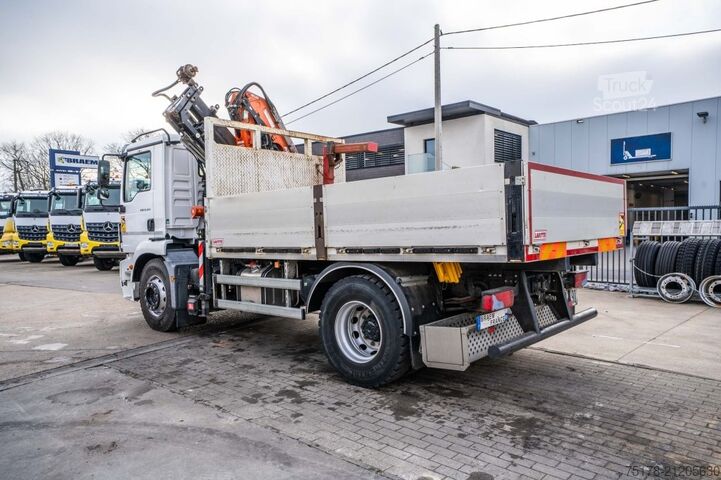 Plataforma de carga MAN TGM 18.320 BB+ATLAS 16 T/m+3EXT