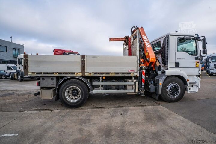 Plataforma de carga MAN TGM 18.320 BB+ATLAS 16 T/m+3EXT