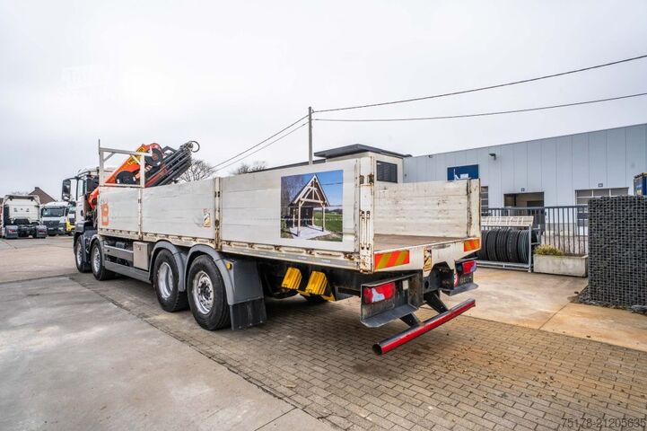 Plataforma de carga MAN TGS 35.360 BL-8X2-6+PALFINGER 27 T/m + 8EXT