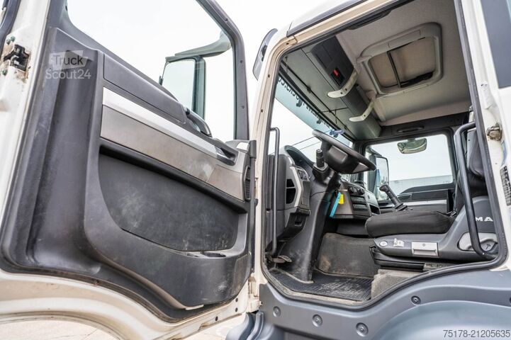 Plataforma de carga MAN TGS 35.360 BL-8X2-6+PALFINGER 27 T/m + 8EXT