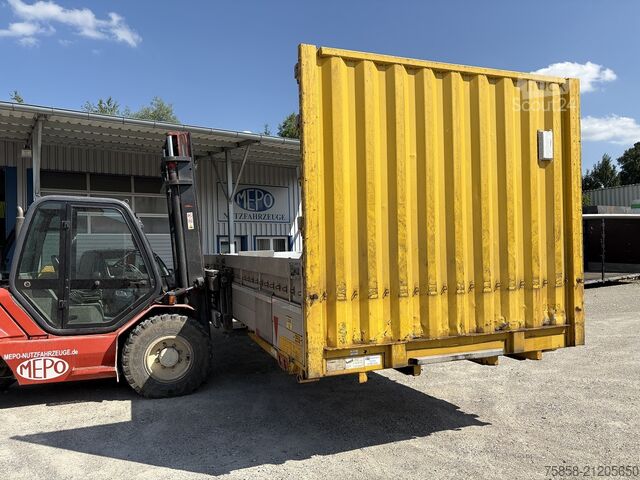 Carroçaria de troca aberta Krone Baustoff Wechselbrücke 7,45m Türen