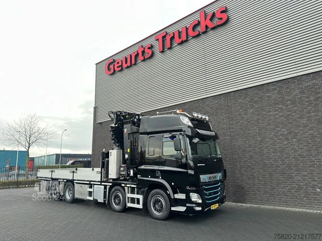 Darus teherautó DAF CF 450 8X2 + HIAB 858E-8 + JIB 150X-6 JDC KRAAN...