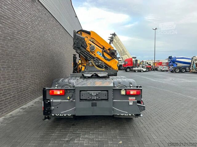 Vrachtwagen met kraan Volvo FH 480 8X4 TREKKER + EFFER 1355/8S KRAAN/KRAN/C...