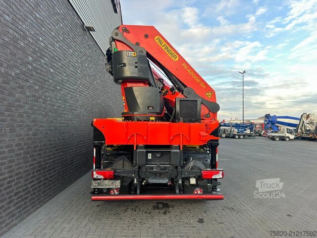 Krano sunkvežimis MAN TGS 26.480 6X4 MET PALFINGER PK 42002-SH G KRAA...