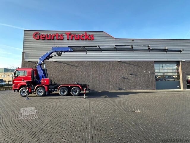 Darus teherautó MAN TGS 35.480 BL 8X4 TREKKER-BAKWAGEN  + FASSI 660...