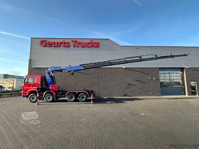 Darus teherautó MAN TGS 35.480 BL 8X4 TREKKER-BAKWAGEN  + FASSI 660...