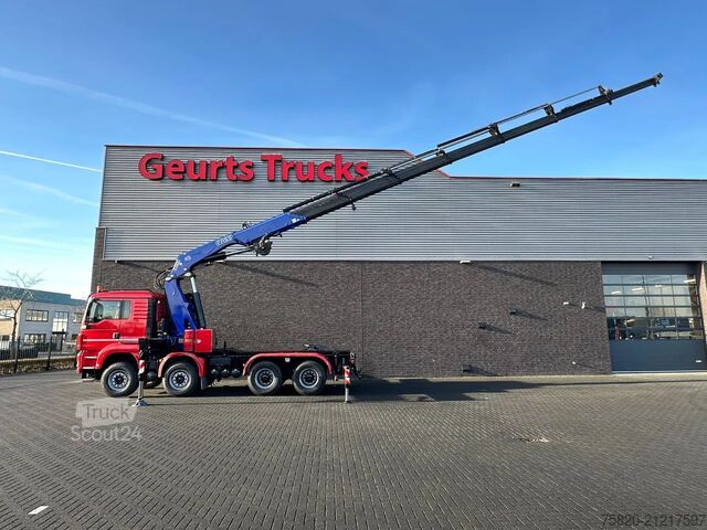 Darus teherautó MAN TGS 35.480 BL 8X4 TREKKER-BAKWAGEN  + FASSI 660...
