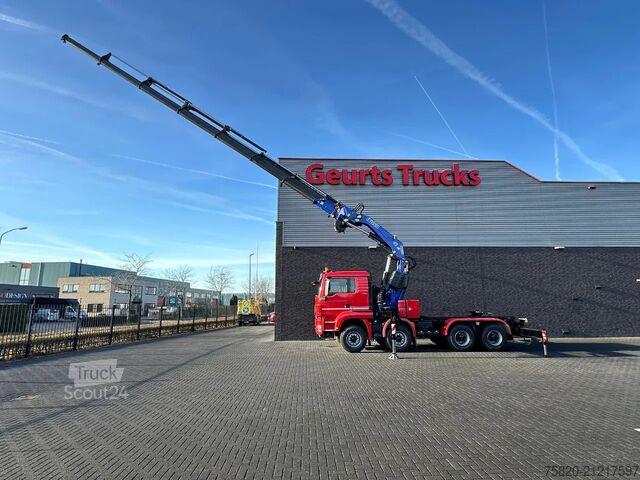 Darus teherautó MAN TGS 35.480 BL 8X4 TREKKER-BAKWAGEN  + FASSI 660...