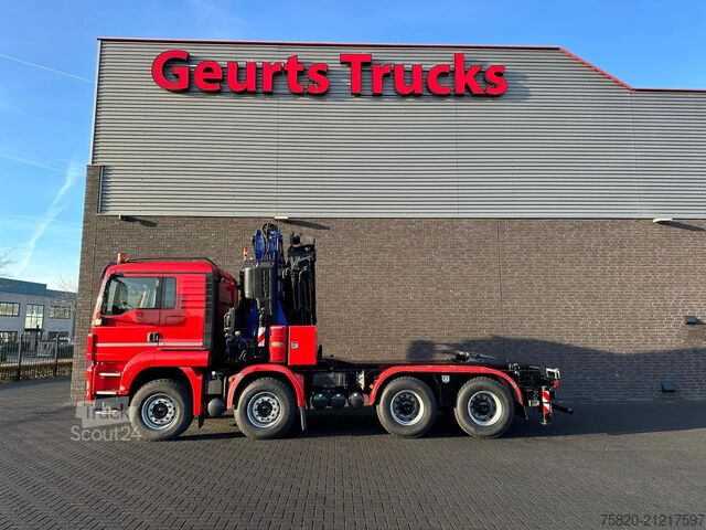 Darus teherautó MAN TGS 35.480 BL 8X4 TREKKER-BAKWAGEN  + FASSI 660...