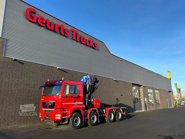 Darus teherautó MAN TGS 35.480 BL 8X4 TREKKER-BAKWAGEN  + FASSI 660...
