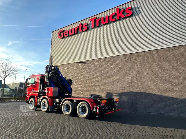 Darus teherautó MAN TGS 35.480 BL 8X4 TREKKER-BAKWAGEN  + FASSI 660...