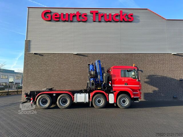 Darus teherautó MAN TGS 35.480 BL 8X4 TREKKER-BAKWAGEN  + FASSI 660...