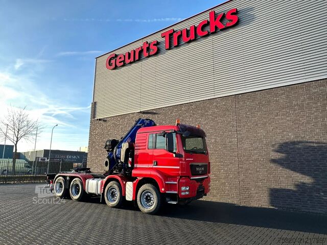 Darus teherautó MAN TGS 35.480 BL 8X4 TREKKER-BAKWAGEN  + FASSI 660...