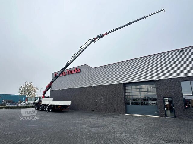 Darus teherautó MAN TGS 35.470 8X4 HMF 4020-K6 + FJ 600 K4  KRAAN/K...