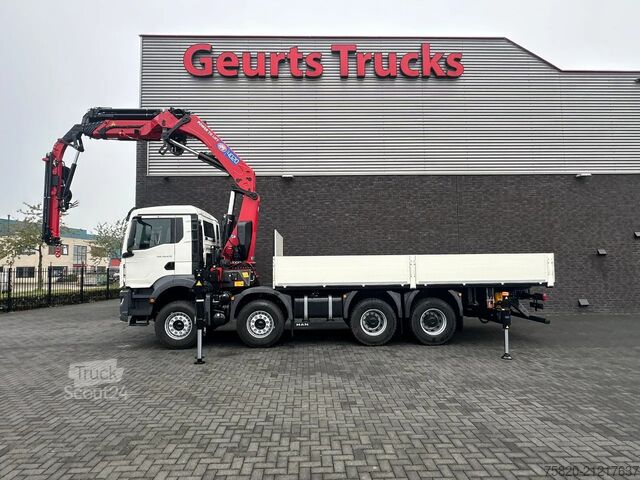 Darus teherautó MAN TGS 35.470 8X4 HMF 4020-K6 + FJ 600 K4 KRAAN/K...