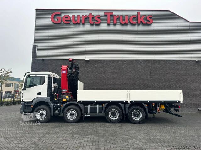 Darus teherautó MAN TGS 35.470 8X4 HMF 4020-K6 + FJ 600 K4  KRAAN/K...