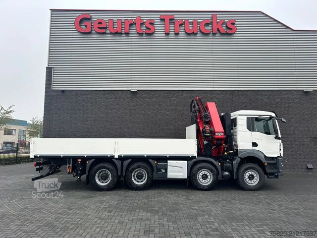 Darus teherautó MAN TGS 35.470 8X4 HMF 4020-K6 + FJ 600 K4  KRAAN/K...