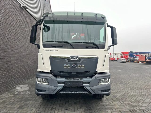 Darus teherautó MAN TGS 35.470 8X4 HMF 4020-K6 + FJ 600 K4  KRAAN/K...