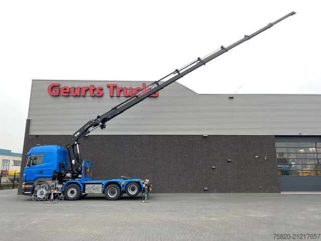 Darus teherautó Scania R560 V8 8X2 TREKKER/BAKWAGEN + HIAB 477E-8 HIPR...