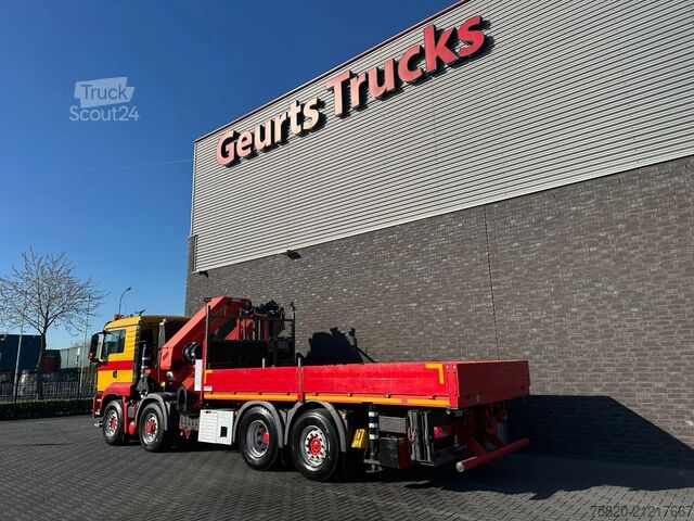 Darus teherautó MAN 35.480 8X4H-6 BL MET PALFINGER PK92002-SH H KRA...