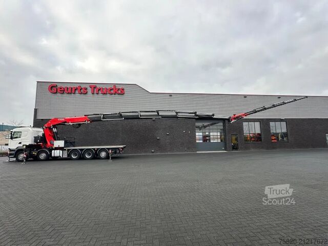 Darus teherautó Scania R520 V8 10X4 TRIDEM + F1650RA.2.28 + JIB L816 K...
