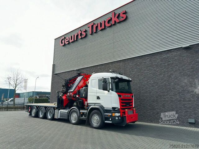 Darus teherautó Scania R520 V8 10X4 TRIDEM + F1650RA.2.28 + JIB L816 K...